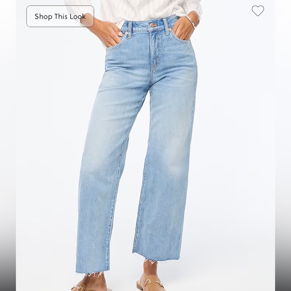 J. Crew Denim - J. Crew Wide-leg cropped jean in all-day stretch NWT
